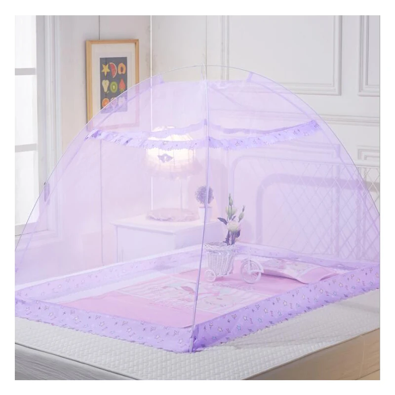 Летняя однодверная Складная сетчатая кровать в виде насекомых Монгольская Юрта