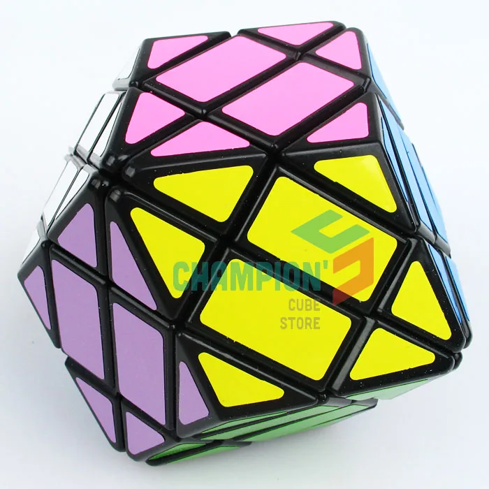 Lanlan Ромбический Додекаэдр Magic Cube головоломка Черно-белый обучения и