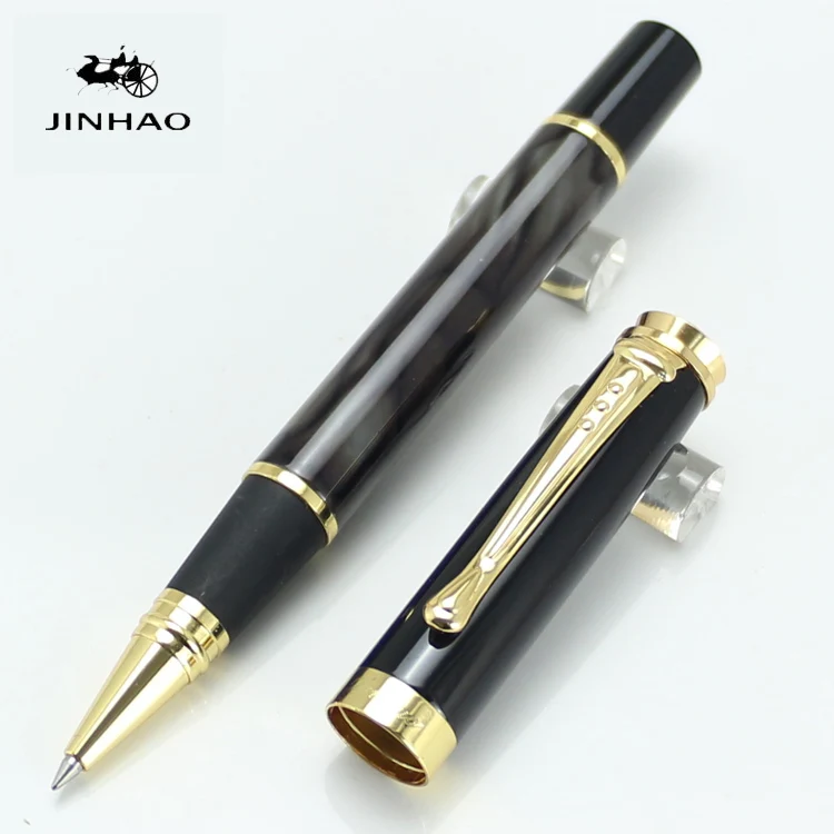 Шариковая ручка JINHAO 500 серого цвета женская школьные принадлежности от бренда