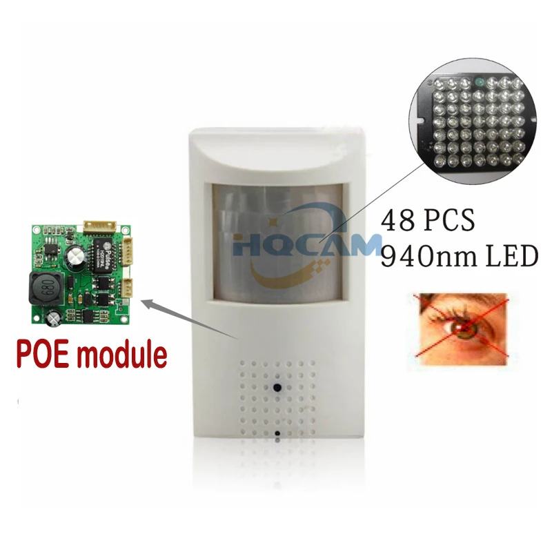 HQCAM 720P POE/Аудио/sd карта/ИК мини ip камера 940nm инфракрасная ночного видения IP для