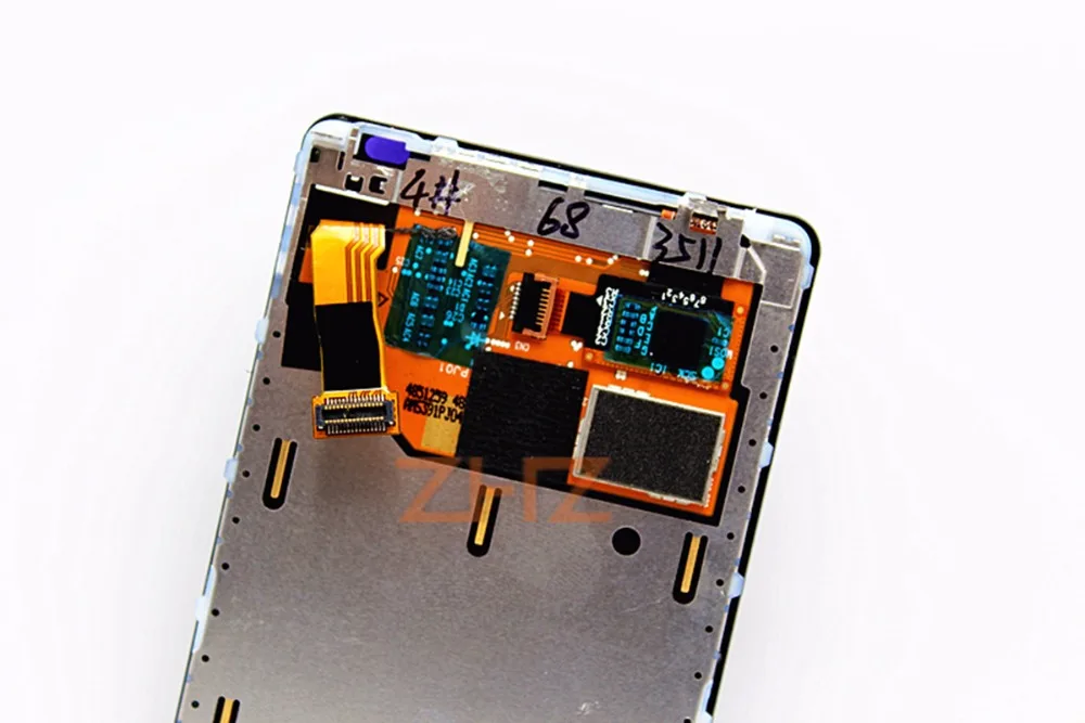 Для Nokia Lumia 800 ЖК-дисплей сенсорный дигитайзер экран в сборе с рамкой для Ремонт