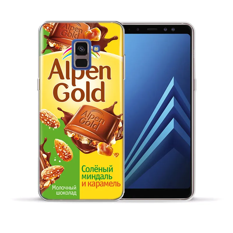 Забавный шоколада чехол на заднюю панель из ТПУ чехол КРЫШКА ДЛЯ samsung Galaxy A7 A6 A8 плюс A9 A3 A5 A7 A10 A20 A30 A40 A50 A70 - Цвет: 10