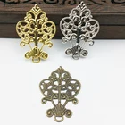 Филигранные обертки для украшение для скрапбукинга ювелирных изделий сделай сам, 20 шт., 40 мм