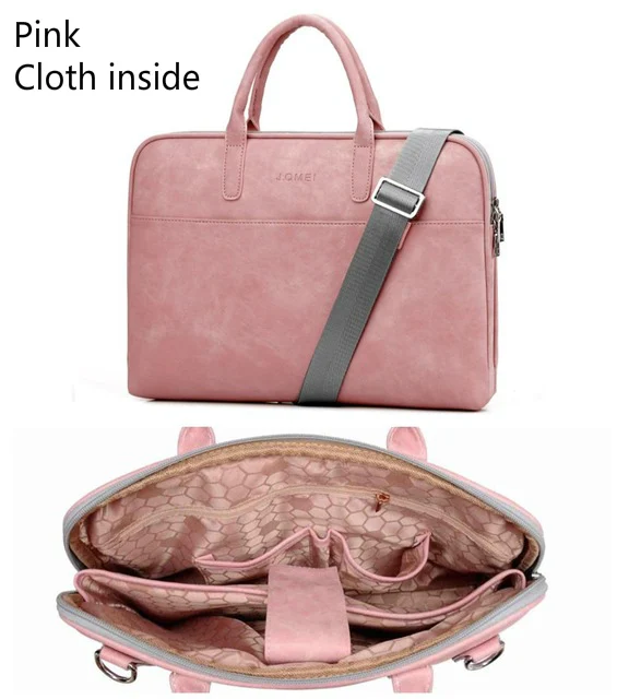 Cloth Pink Модные женские ПУ водонепроницаемые устойчивые к царапинам сумки для ноутбука 13-15,6 дюймов Сумка для ноутбука сумка для ноутбука MacBook Air - Цвет: Cloth Pink