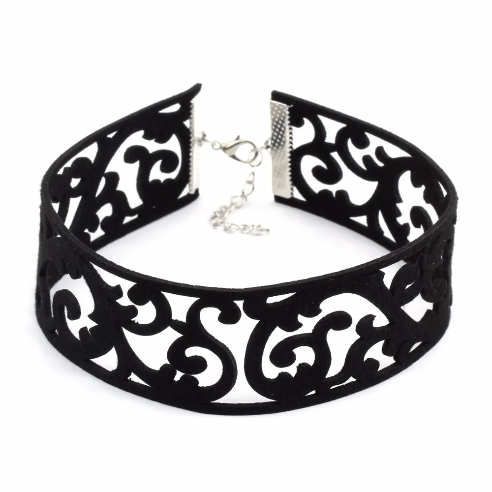 Черное ожерелье Чокеры NR3744 Женское Ожерелье чокеры|velvet choker necklace|statement necklacechoker