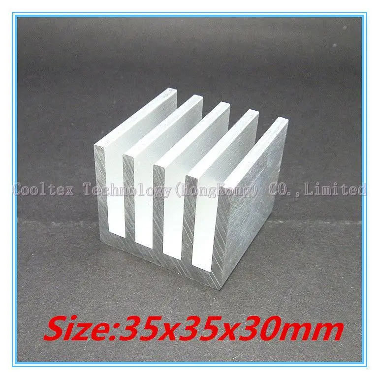 Алюминиевый радиатор 35x35x30 мм, экструдированный радиатор охлаждения, 3 шт./лот