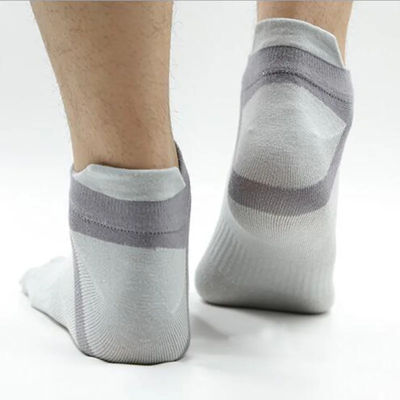 Мужские Весна Лето хлопковые носки в сетку мужские с отдельными пятью пальцами