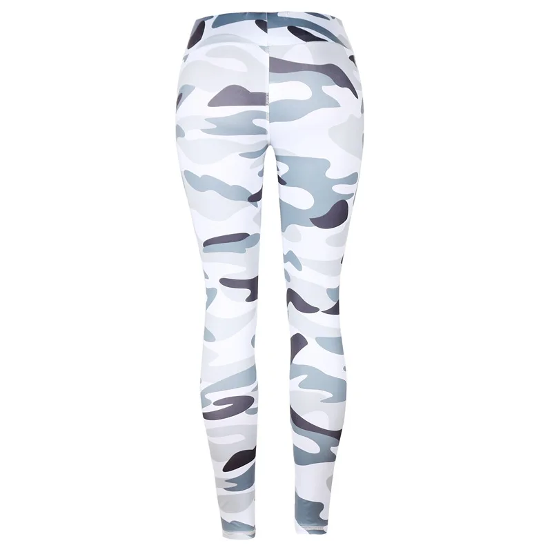 Камуфляж печати Для женщин спортивные трусы ботильоны-Длина Тощий дышащий