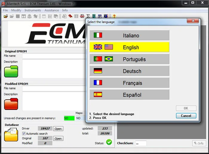 Для драйверов KTAG и KESS V2 ECM TITANIUM 1,61 26106