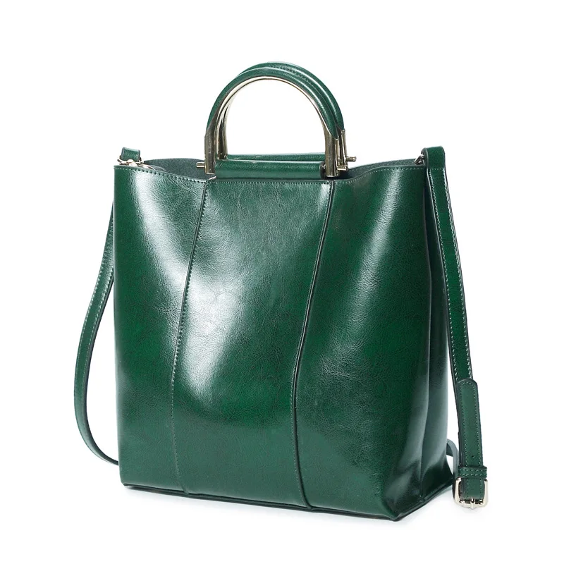 Сумка через плечо из натуральной воловьей кожи женская сумка тоут с верхними