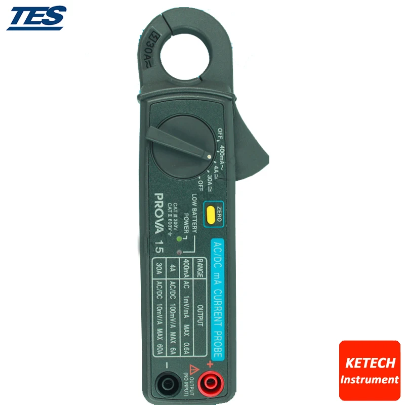 AC/DC mA токоизмерительный щуп PROVA15|clamp meter|current probemeter clamp |