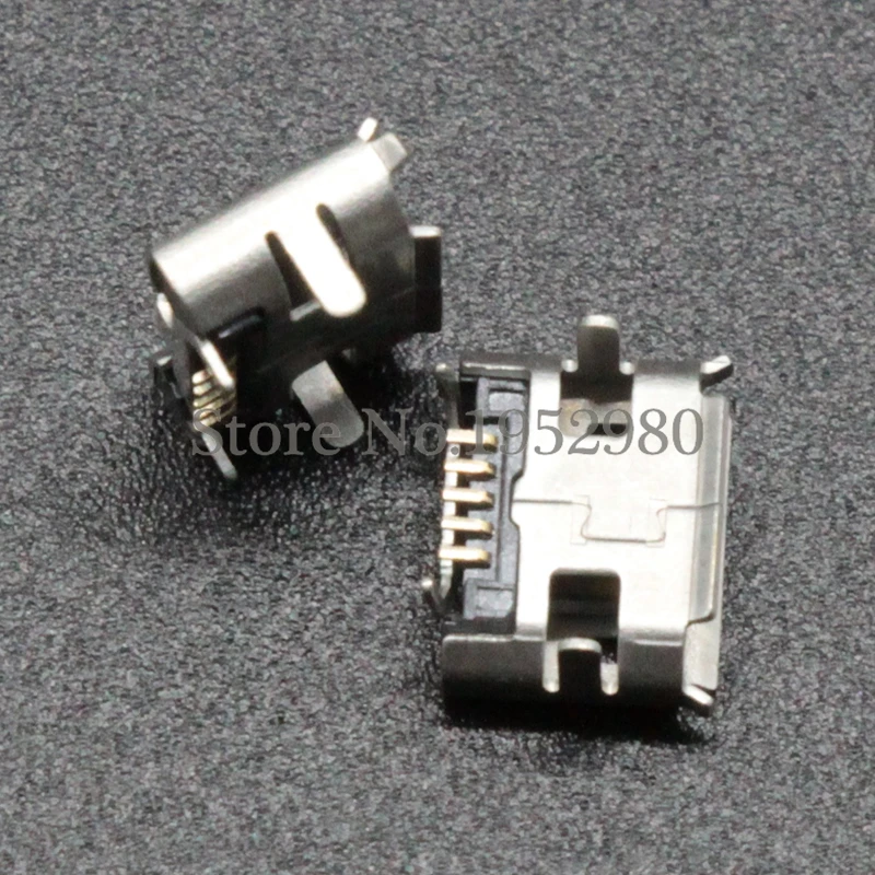 10 шт. разъём Micro USB 5 контактов тип B Гнездо SMT 180 градусов|socket connector|l connectorsocket 18 |