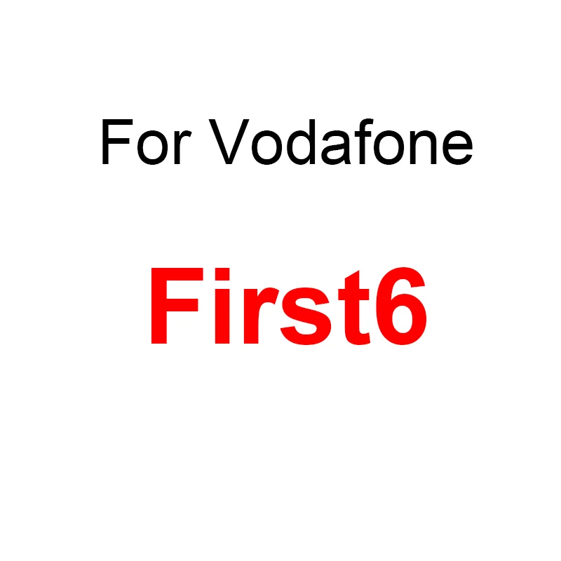 Закаленное Стекло для Vodafone Smart V8 N8 E8 N9 lite C9 Power3L ultra7 6 TURBO7 во-первых защитный экран, прозрачный Стекло защитная пленка - Цвет: First6