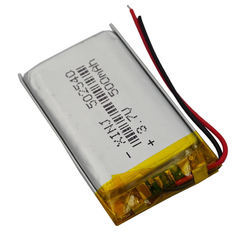 XINJ 3 7 V 500 mAh литий полимерный аккумулятор Li ion li po cell 502540 для MP4 Электронная книга
