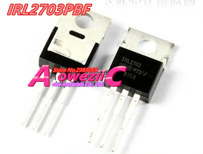 Aoweziic 2017 + 100 новая импортная оригинальная IRL2703PBF IRL2703 L2703 TO-220 MOS трубка N-channel 30V 24A |