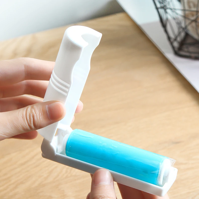 

1PC Portable stick wool implement clothes clean roller brush unhairing in addition to the brush sticky dust Lint Sticking Roller