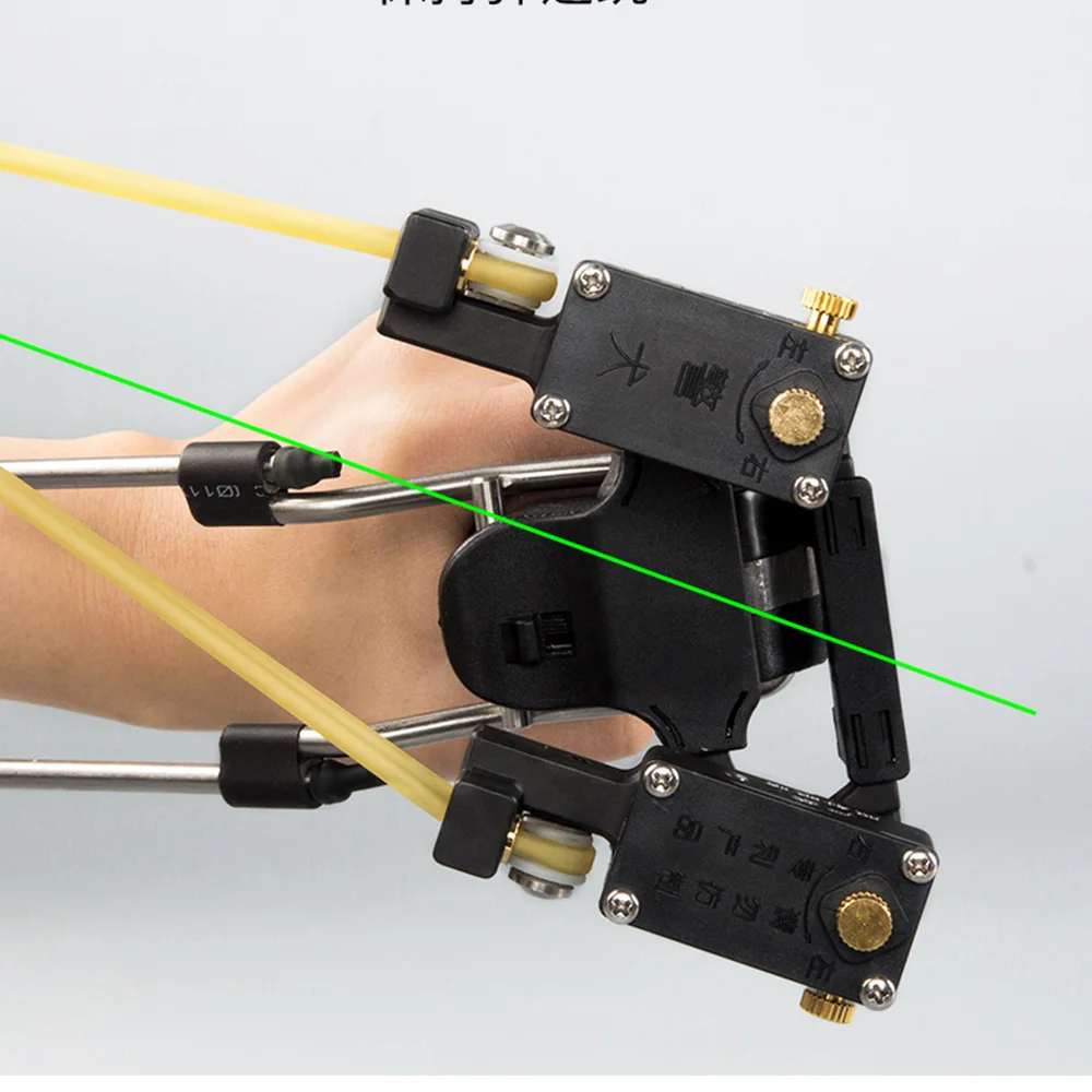 

super Folding Wrist Slingshot Catapult Outdoor Games Powerful Hunting Bow & Arrow Sling ShotTools ballesta de caza y tiro