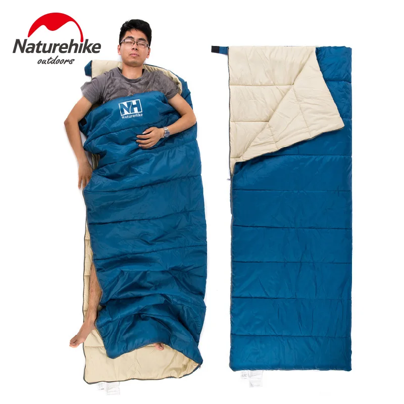 Naturehike NH15A150-D сверхлегкие портативные спальные мешки хлопок спальный мешок с