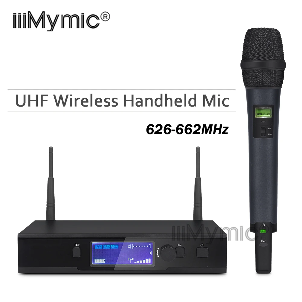 Новая модель! Настоящее разнообразие UHF Цифровой беспроводной микрофон Системы EW D1! Professional Single ручной микрофон идеальная звуковая сцена