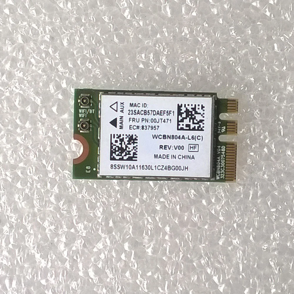 Карта QCNFA34AC NFA344 2x2AC + BT4.0 M.2 карта WLAN для Lenovo thinkцентр M600 M700 M900 700 25ISH серия S400Z FRU