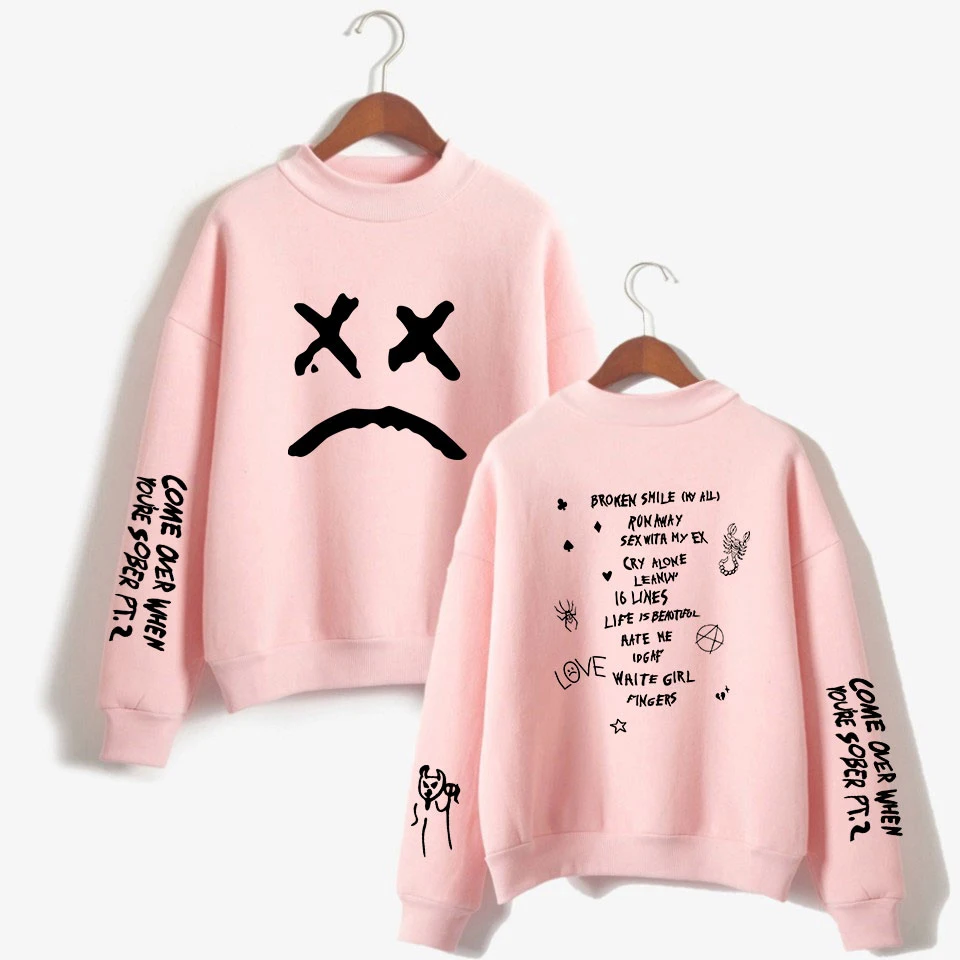 Толстовки с капюшоном и принтом в стиле K POP 2019 cry baby lil peep свитшоты для женщин