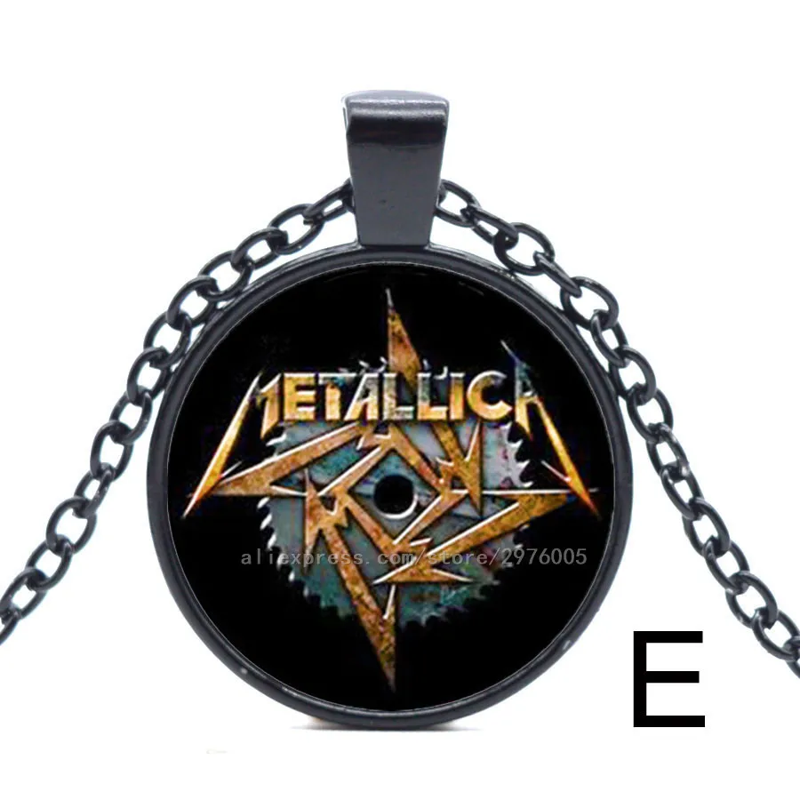 1 шт. тяжелое металлическое ожерелье 10 стеклянный с кабошоном кулон крутые