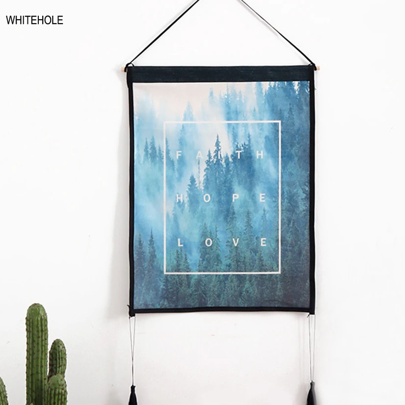 

Nordic Wall Art Cloth Painting Picture Printed On Linen Posters and Prints Poster Wall Pictures For Living Room Home Decor