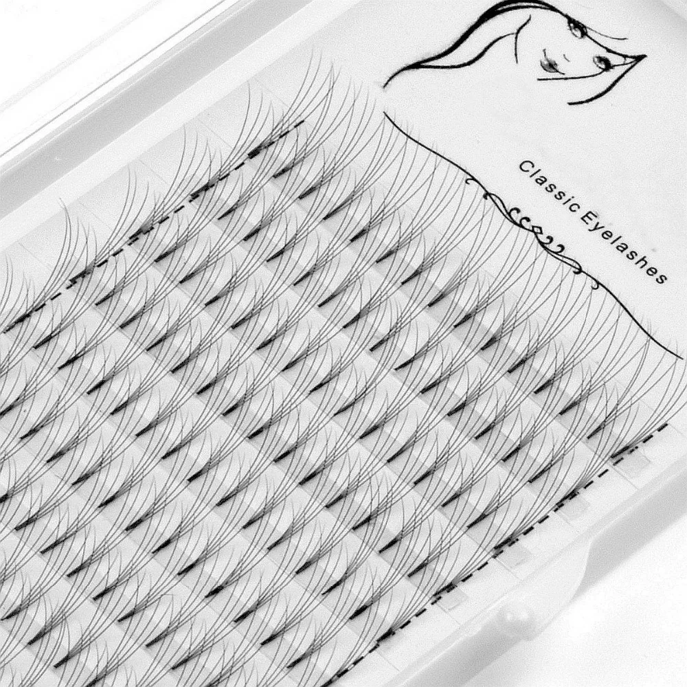 3D-10D Russian Volume Eyelashes Extension Short Stem Pre made Fans C D curl Mink Lash Hot Selling Eyelash Individual Extensions