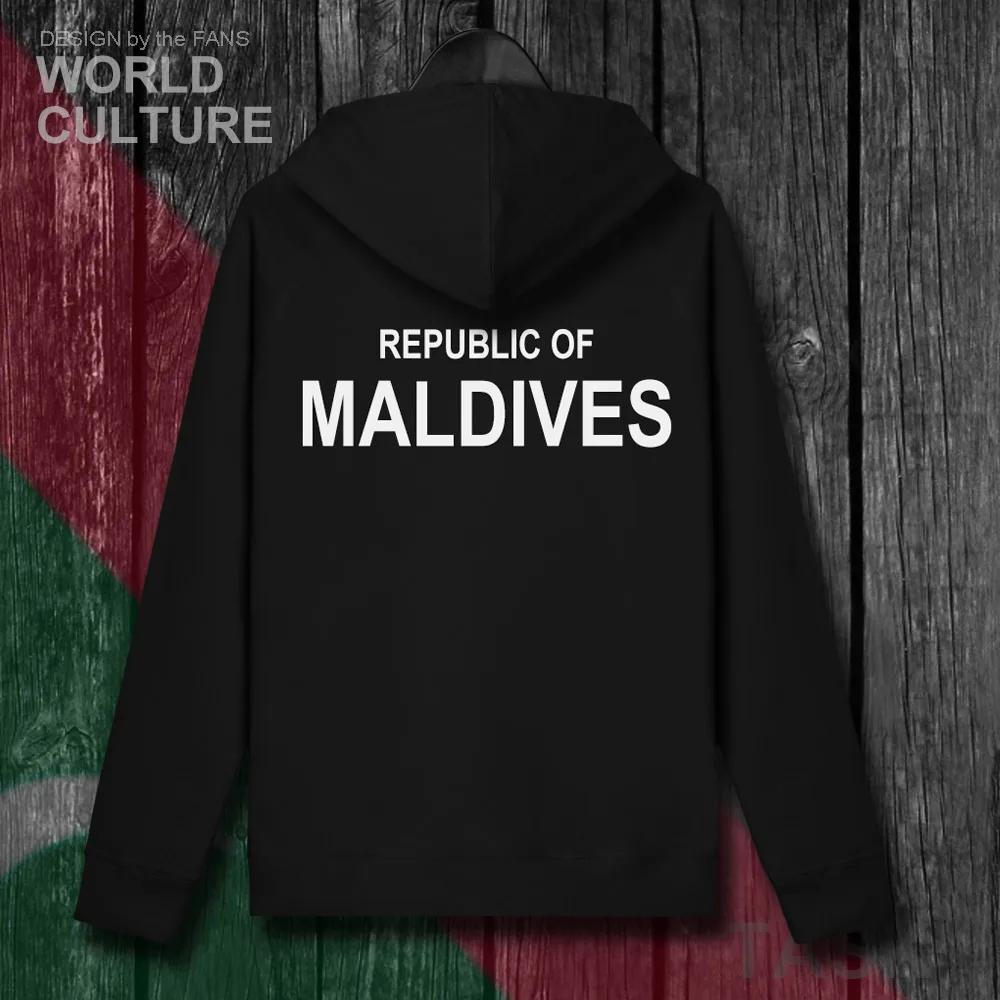 Мужская толстовка с капюшоном maldivans MDV черная флисовая повседневная