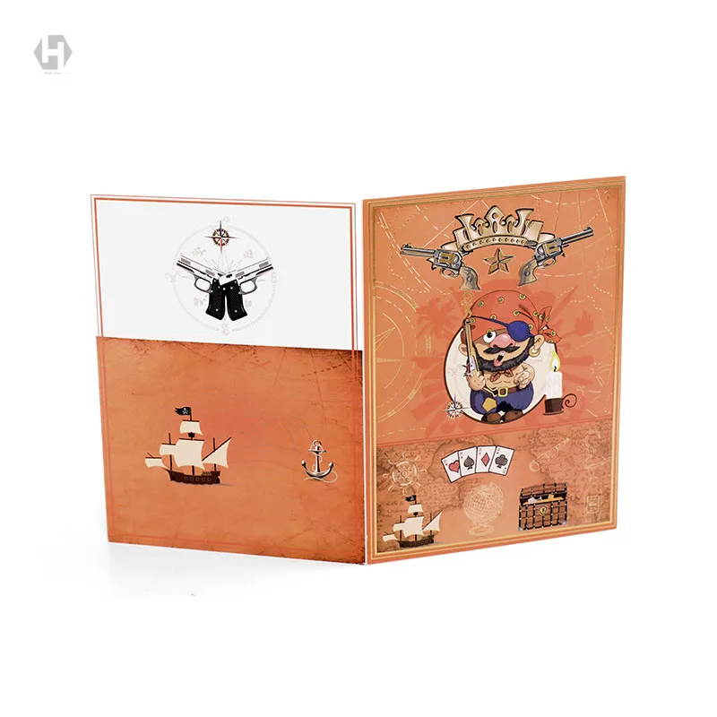 Colorful printing 3D pop up Gun Toy dies greeting card laser cutting envelope postcard hollow carved handmade kirigami gifts | Дом и сад