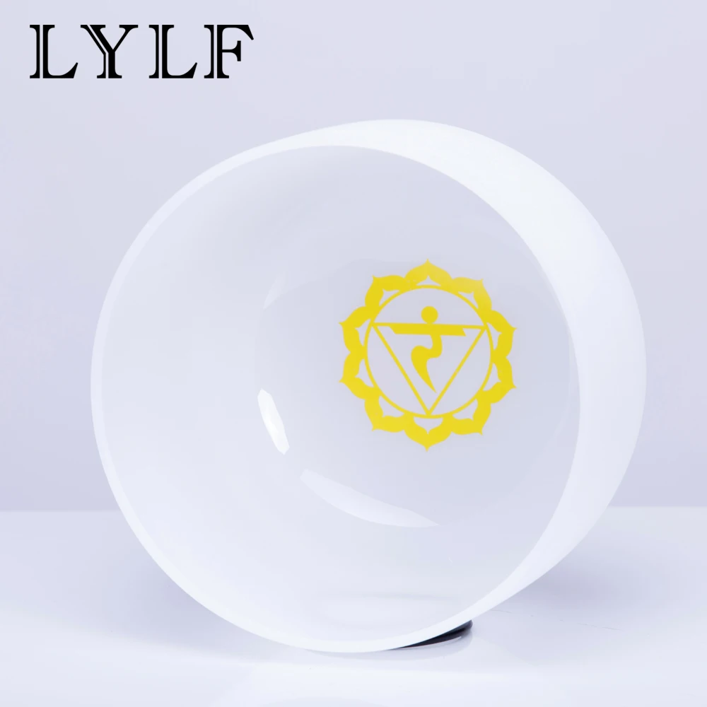 Чакра желтая кварцевая с кристаллами 8 дюймов|Колокольчики и звонки| |