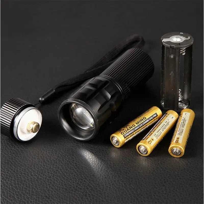 HobbyLane Outdoor Portable Strong Light LED Flashlight Telescopic Focusing Torchtorch AAA Rechargeable Battery | Лампы и освещение