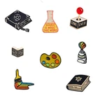 Эмалированная брошь для рюкзака, рубашки, сувенира