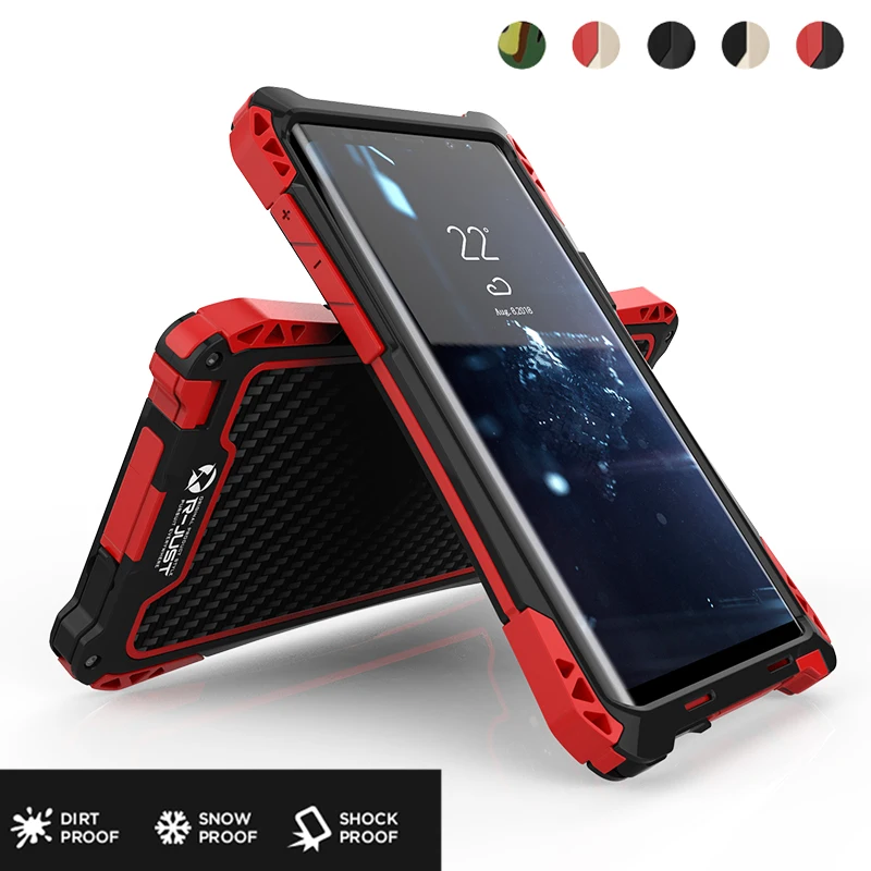 Защитный чехол Note 9 для Samsung Galaxy роскошная металлическая рамка силиконовый бампер