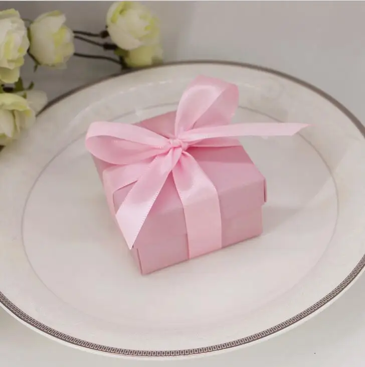 50 шт. Tiffany, голубая, для конфет коробка свадебные сувенирные коробки Тиффани синяя тема свадебные сувениры и подарки Романтические свадебные украшения