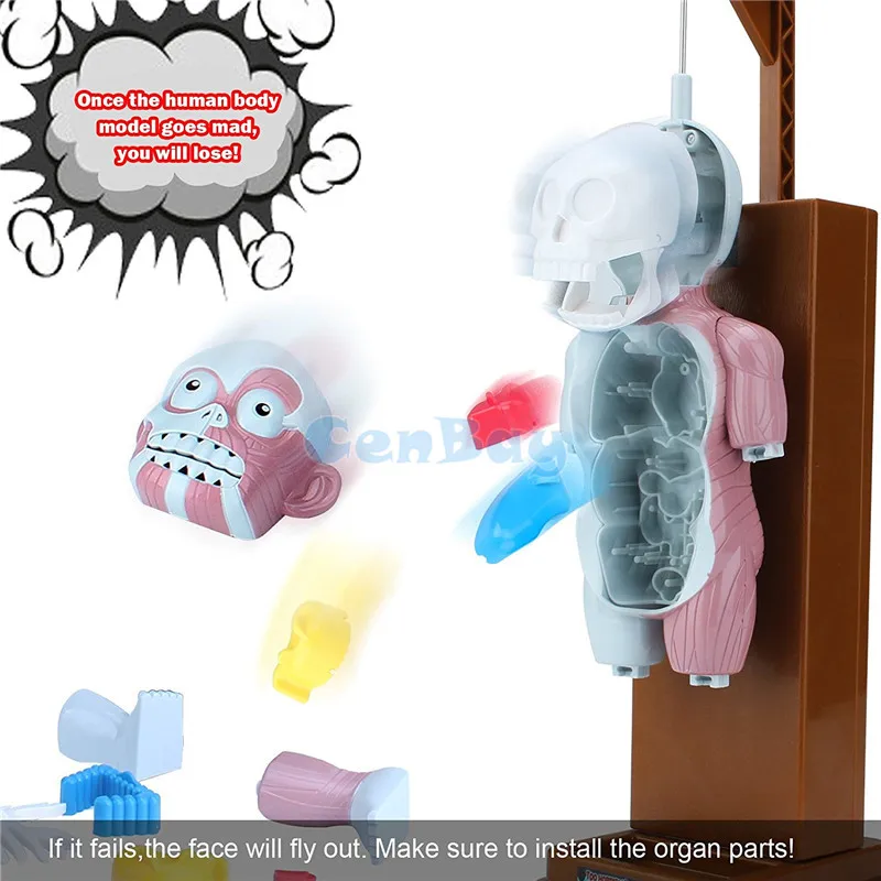 4D мастер человеческое тело модели для сборки 3D головоломка смешная семейная
