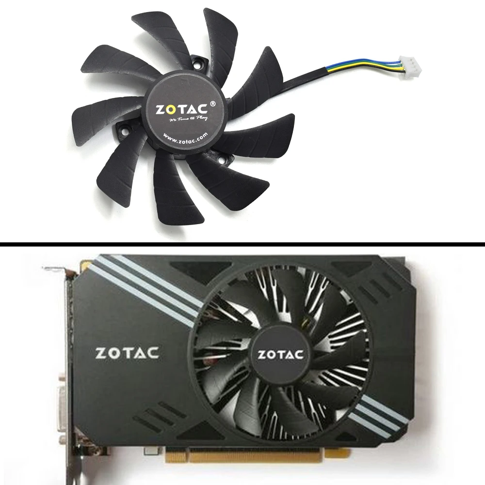 85 мм T129215SH DC 12 В 4Pin 0.30A кулер Замена вентилятора для ZOTAC GTX1060 GTX 1060 MINI 3g видеокарта Охлаждающие вентиляторы