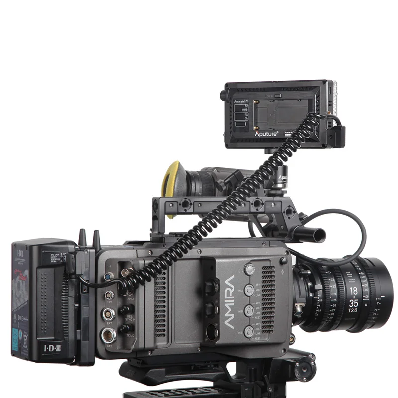 Новая вспышка Aputure Amaran AL-F7 On-Camera LED light цветовая температура 3200-9500K CRI/TLCI 95