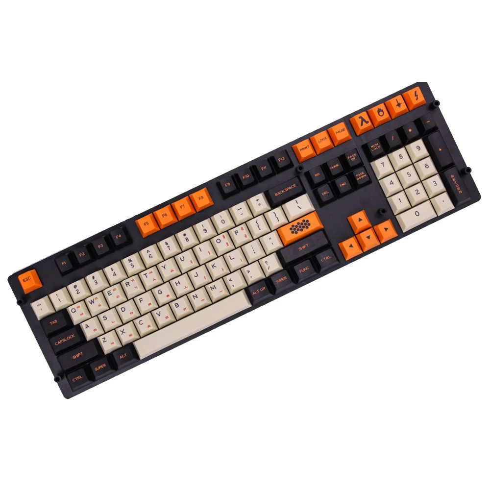 Колпачки для клавиш MP Carbon Color Cherry Profile английская/Корейская версия колпачки