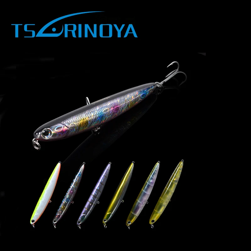 Tsurinoya DW27 жесткая приманка 110 мм 13 г рыболовный карандаш прогулочная для собак