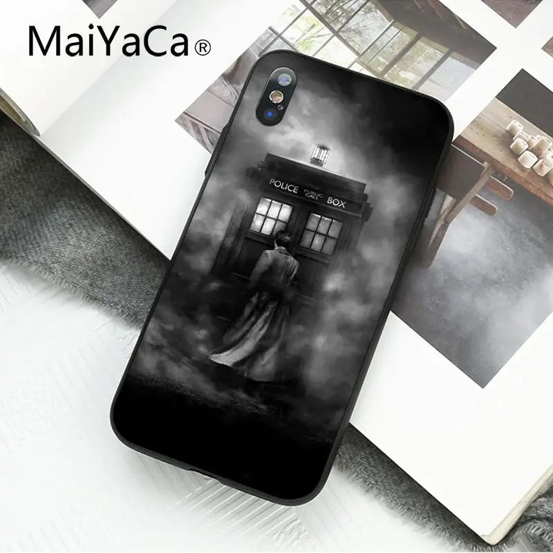 MaiYaCa Тардис Коробка Доктор Кто чехол для телефона iphone 11 Pro 11Pro Max 8 7 6 6S Plus X XS MAX 5 5S SE XR - Цвет: A16