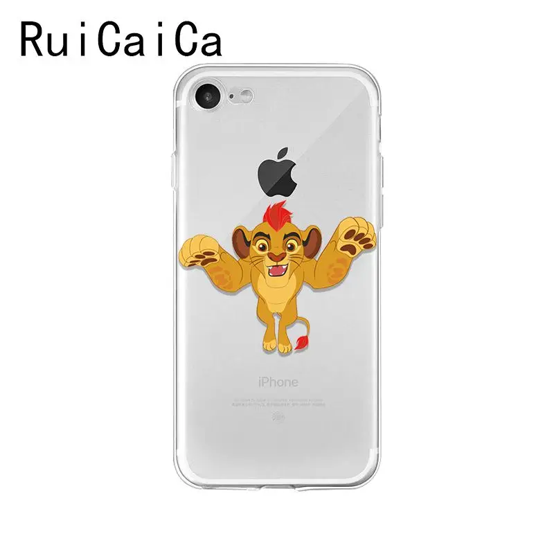 Ruicaica Lion King Simba мультяшный Модный Новый чехол для телефона Fundas iPhone 8 7 6 6S Plus X XS MAX 5 5S SE