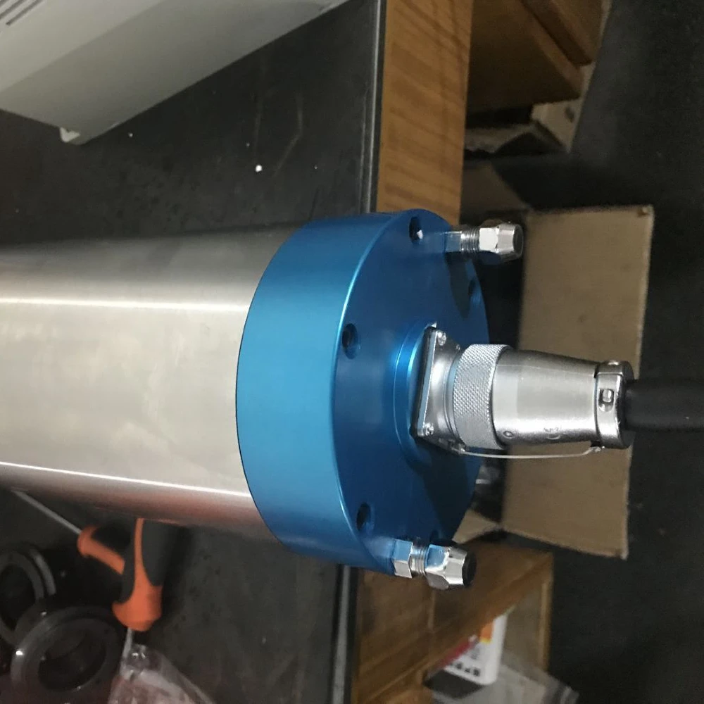 TECNR 380 КВТ электродвигатель шпинделя с водяным охлаждением 125 в мм Диаметр ER32 для