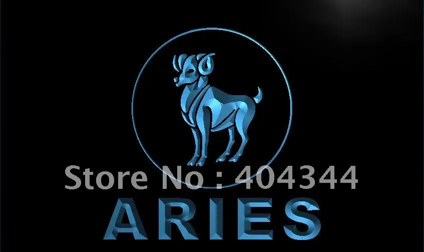 

LK446- Aries ZODIAC Astrology Decor NEW LED Neon Light Sign