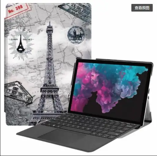 Pro456 роскошный кожаный тонкий чехол с откидной крышкой для Microsoft Surface Pro 4 5 6 12 3 &quot2018