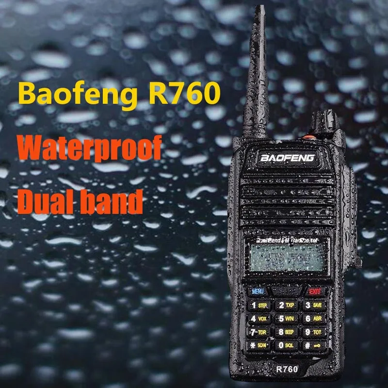 BF R760 водонепроницаемое Любительское радио Водонепроницаемость класса ip67 иди и