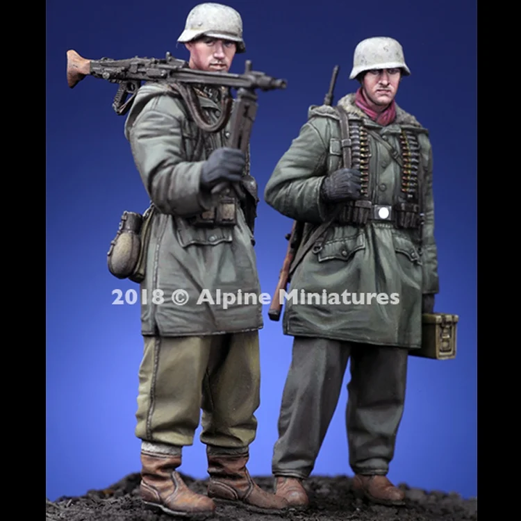 1/35 мг команда в наборе Харьков с 2 головами смоляная модель солдата GK военная тема