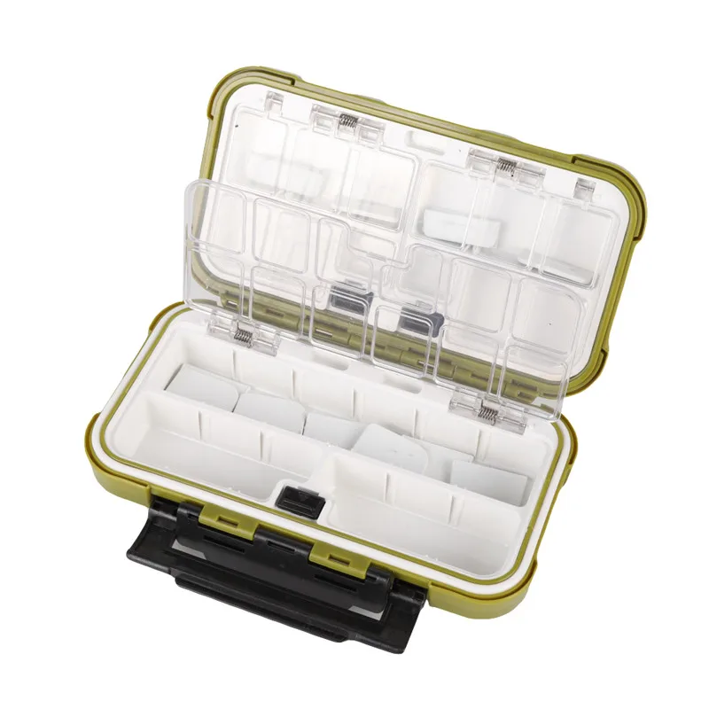 

Fishing Tackle Fishing Tackle Box Compartments 3 Colors Fish Lure Line Hook Fishing Tackle Fishing Accessories Box 20*12*5cm