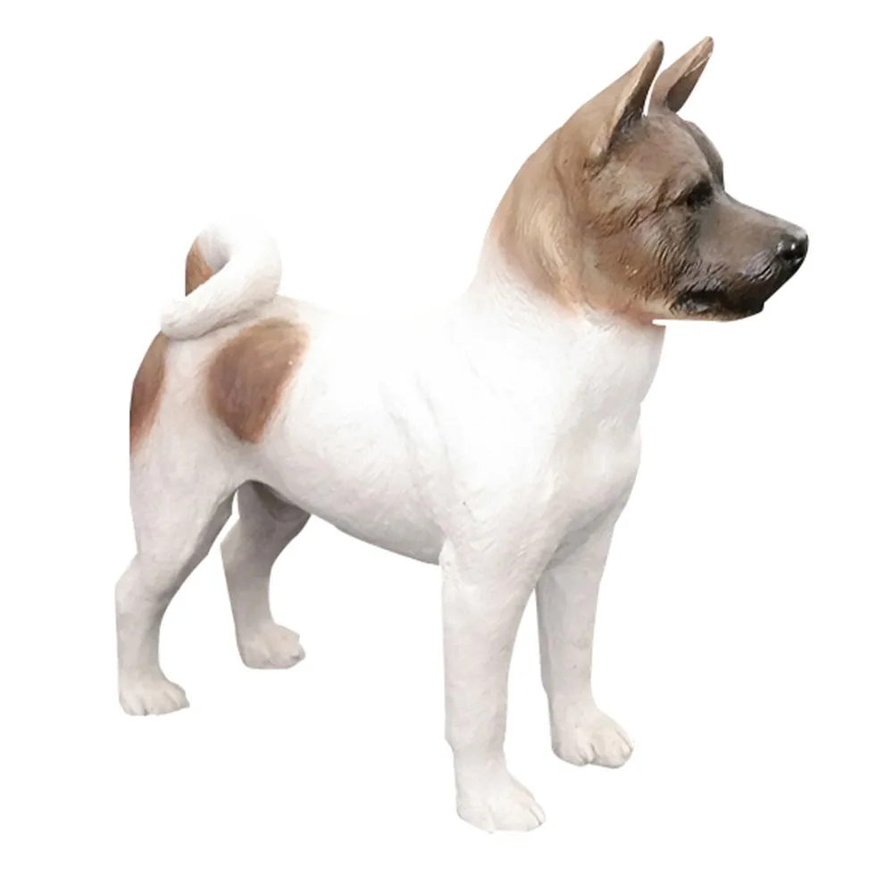 Японская Акита Смола ремесла собака фигурка для домашнего украшения | Дом и сад