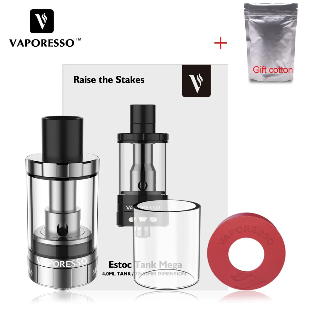 Vaporesso Estoc бак 2 мл мега 4 Топ заполнение дизайн распылитель с EUC катушки